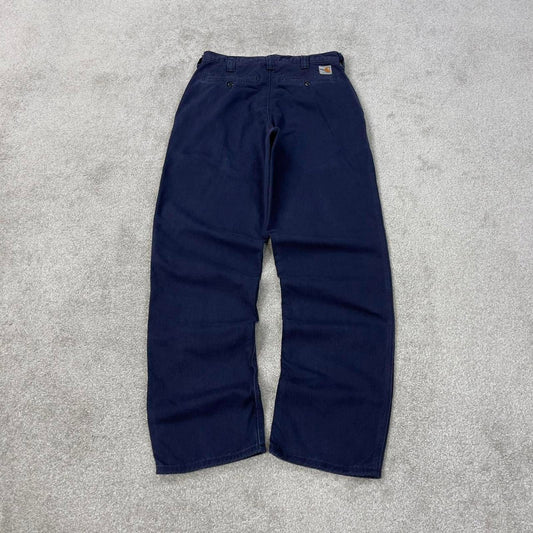 Carhartt FR pants W28 L32 loose navy 90s style skater pants