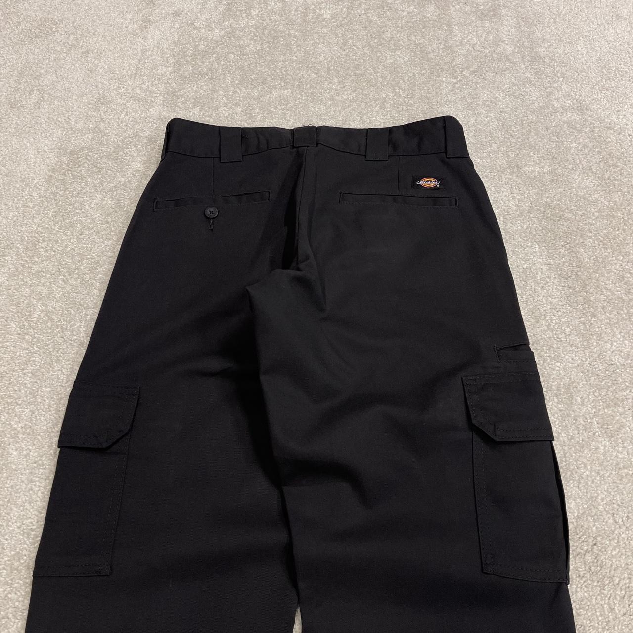 Y2K Dickies cargo work pants black straight leg Straight fit chino skater style trousers