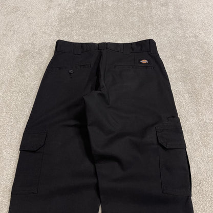 Y2K Dickies cargo work pants black straight leg Straight fit chino skater style trousers