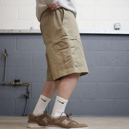 Y2K Dickies baggy cargo shorts skater khaki Loose chino style summer festival shorts