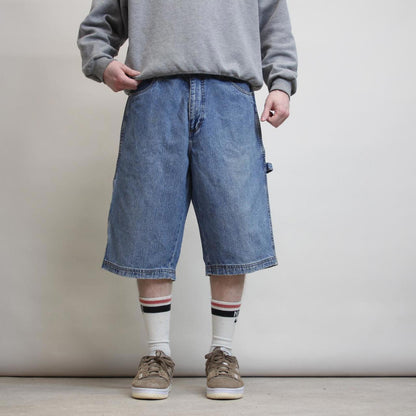 FUBU carpenter jorts W36 baggy denim cargo skater 90s style shorts