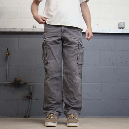 Grey Carhartt cargo pants W31L32 Loose relaxed fit skater cargos