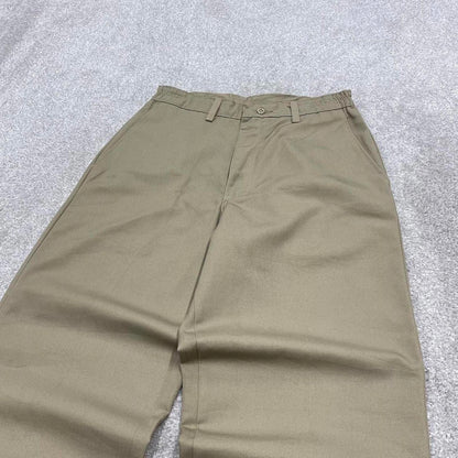 Vintage y2k work pants loose beige Chino style skate trousers Red Kap workwear patch logo