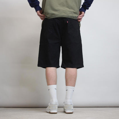 Mens black Levi’s denim shorts W42