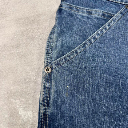 Baggy Lee carpenter jeans W38L30 blue denim skater style carpenters