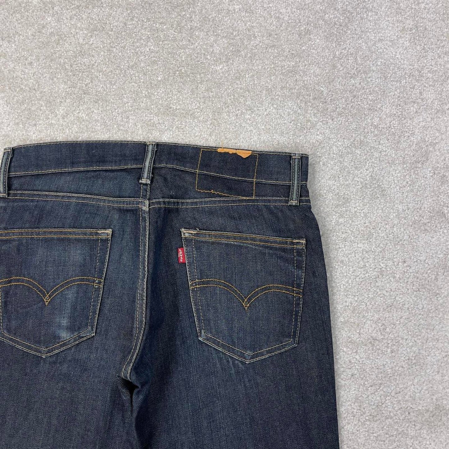 Indigo Blue Levis 511 jeans W30L32 y2k 90s style 5 pocket denim pants slim straight fit
