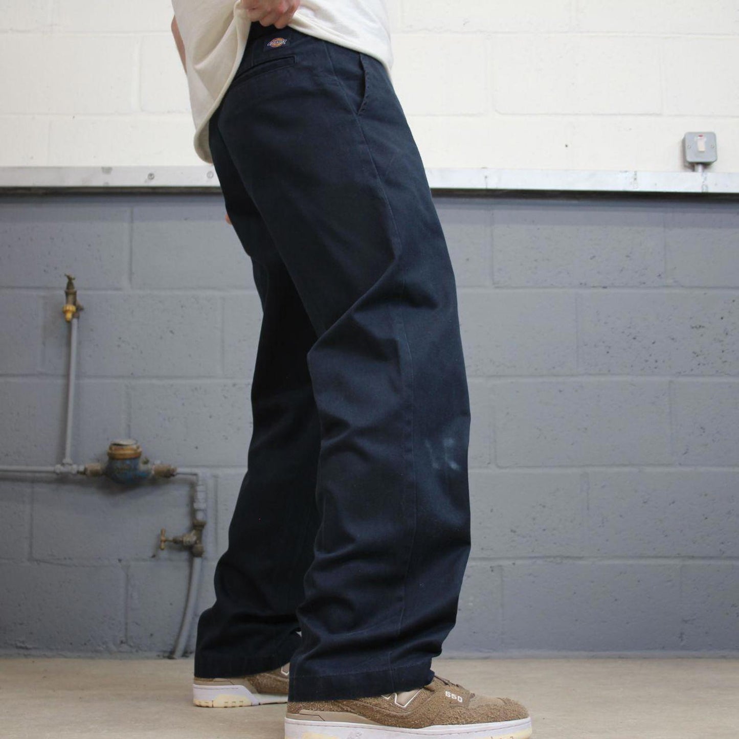 Dickies 874 Pants W32L32 navy original fit twill chino 90s style skater pants