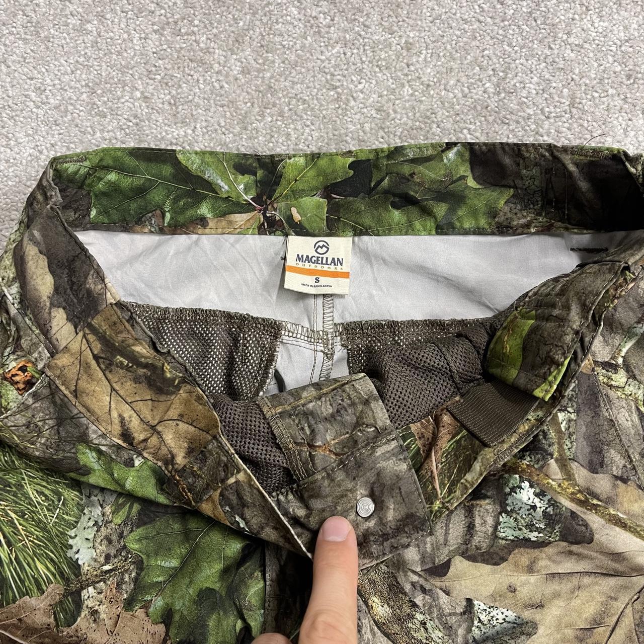 Mossy Oak convertible camo cargo pants shorts S green Magellan lightweight hiking zip off legs