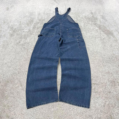 Vintage Carhartt dungarees W38L34 mens denim overalls blue utility worker skater
