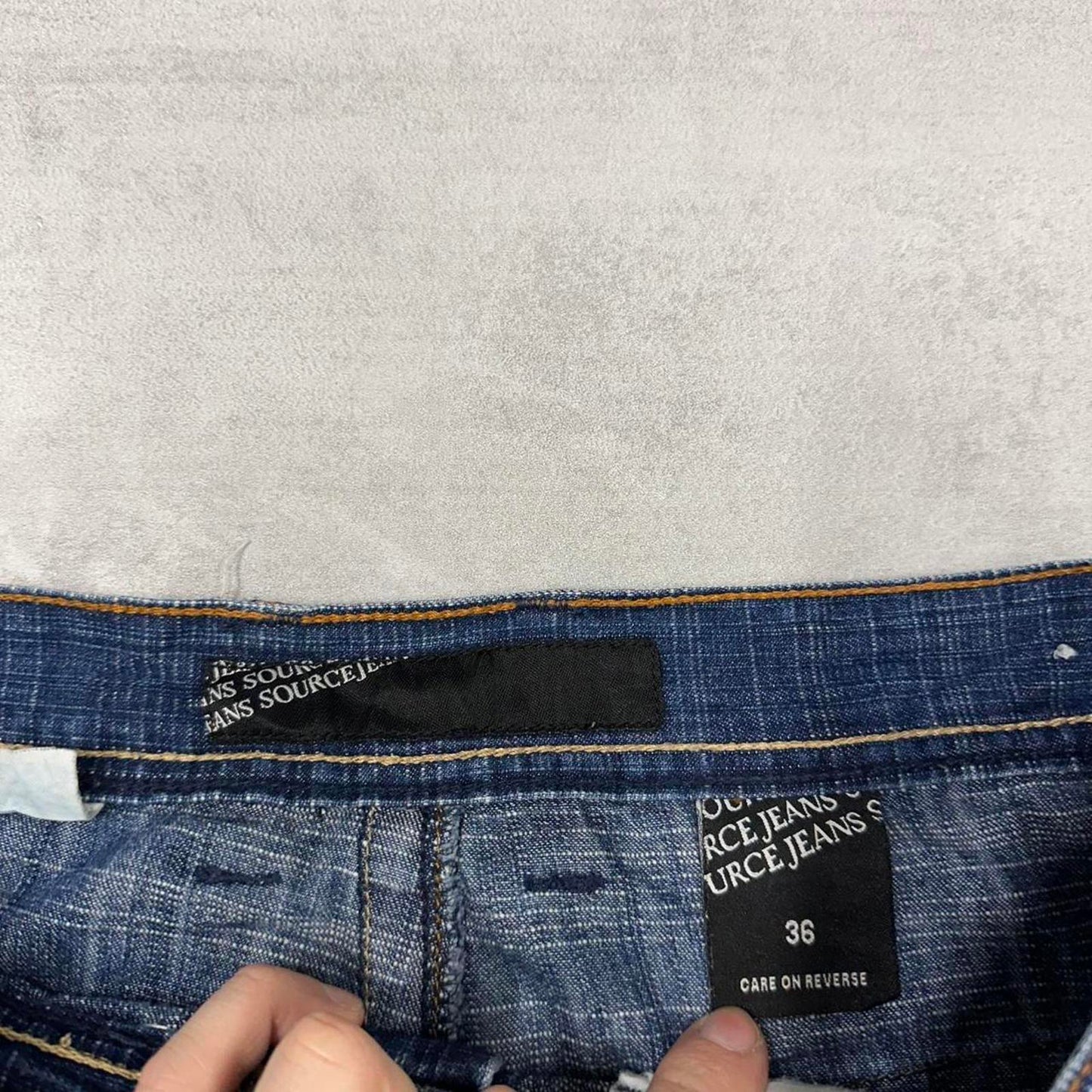 Mens Baggy Source Jeans shorts W36