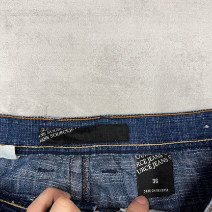 Mens Baggy Source Jeans shorts W36