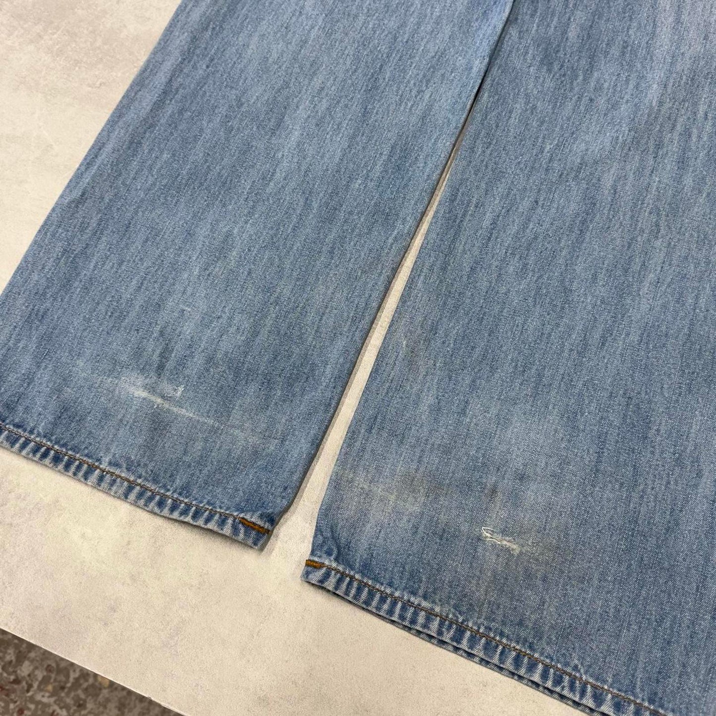 Baggy Rocawear skater jeans W36 L33 90s loose blue skate style hip hop jeans embroidered logo
