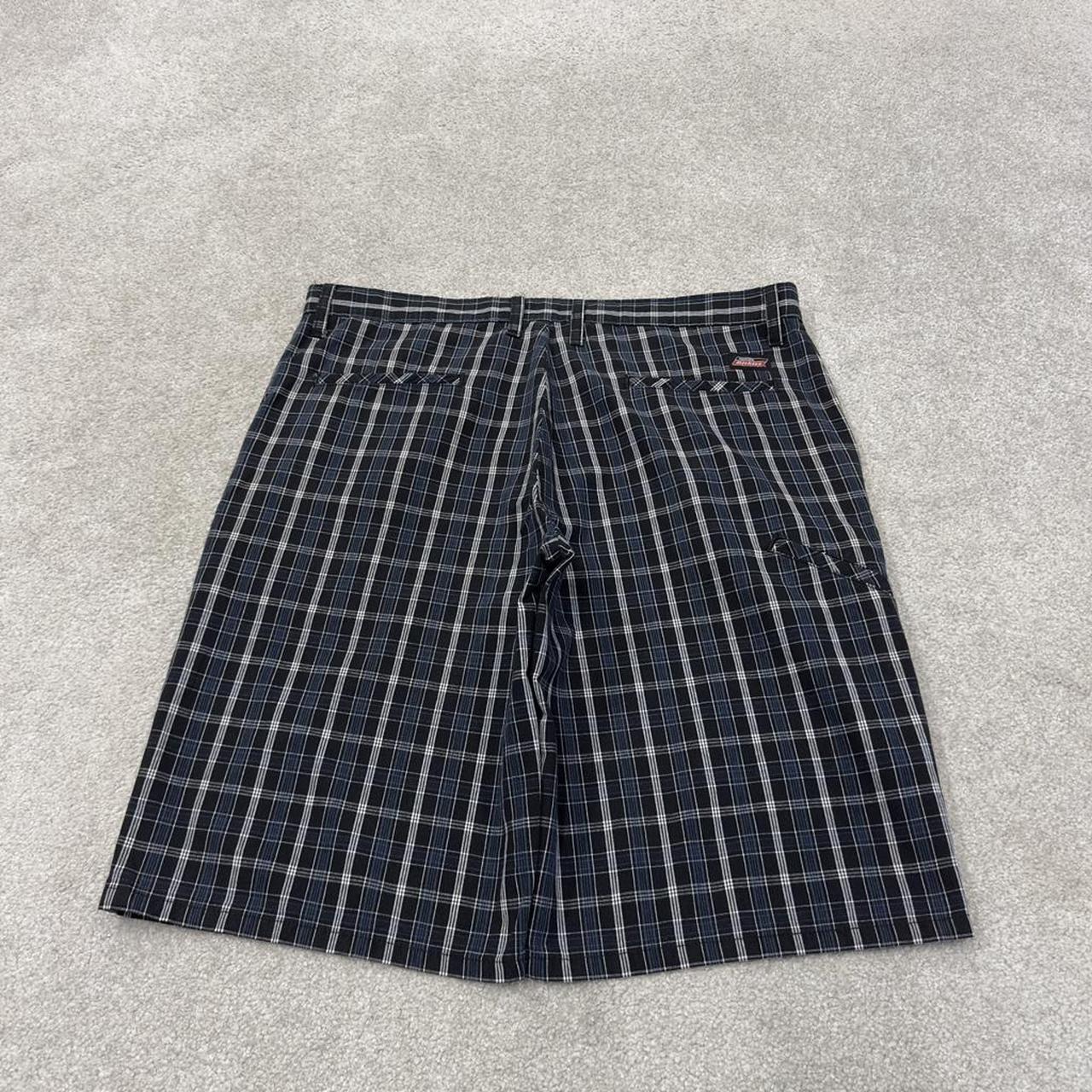 Dickies checkered chino shorts carpenter navy black Chino skater / surf shorts loose fit festival