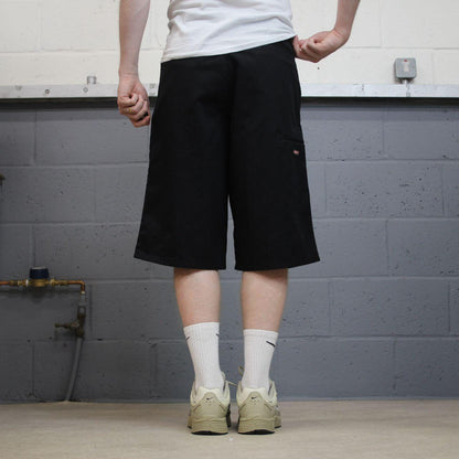 Dickies baggy chink shorts long leg black Twill chino skater surfer style shorts