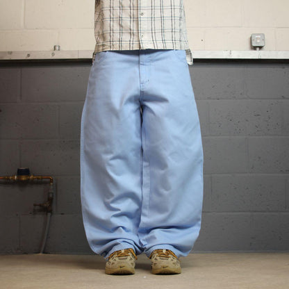 Southpole baggy jeans y2k W38L30 blue Wide leg 100% cotton thick denim skater style great oversized