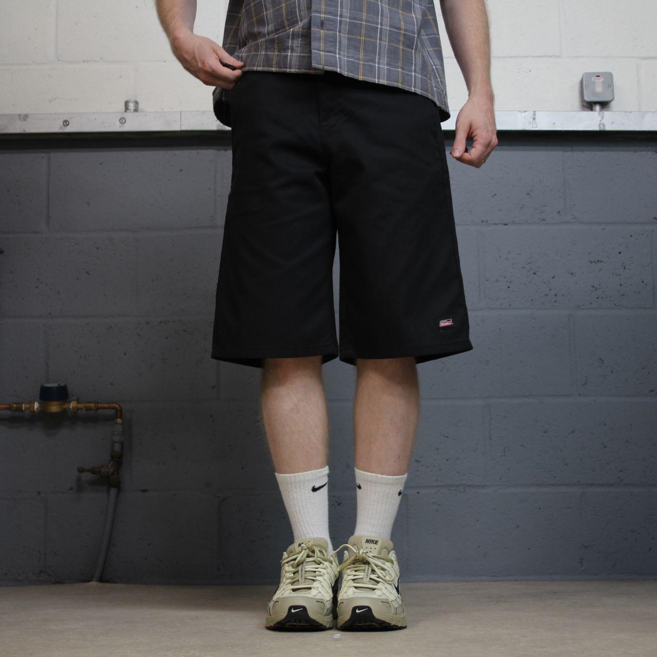 Dickies carpenter shorts long leg black Twill chino skater style shorts loose long leg
