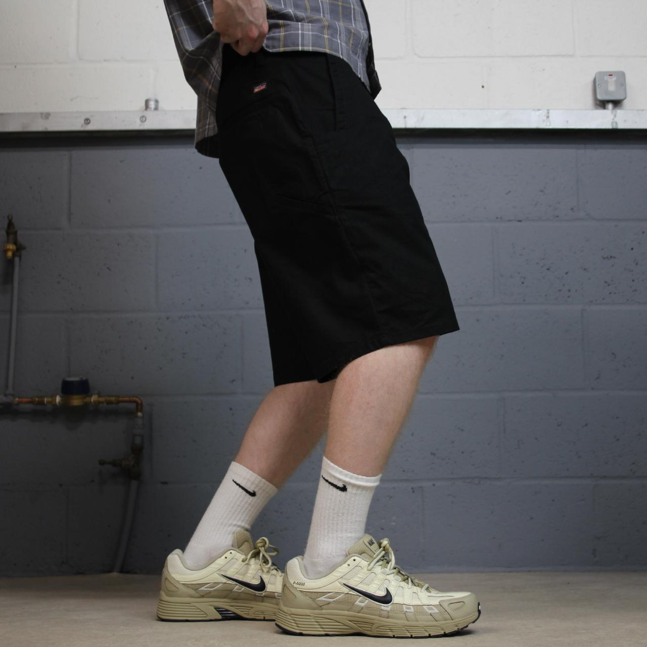 Dickies baggy carpenter shorts black Twill chino skater style shorts wide long leg