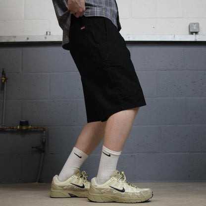 Dickies baggy carpenter shorts black Twill chino skater style shorts wide long leg