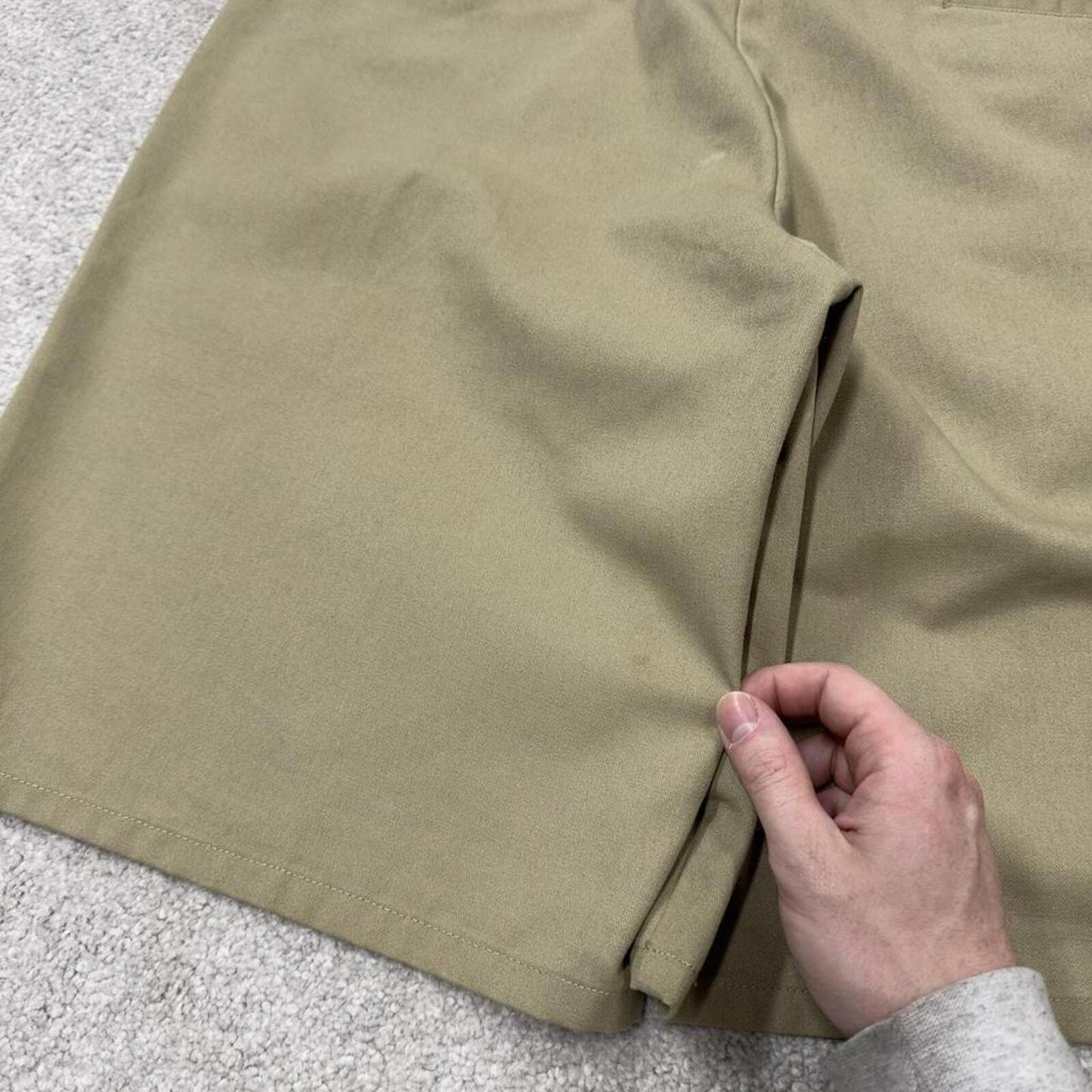 Dickies chino shorts loose leg khaki Twill chino skater style shorts wide leg