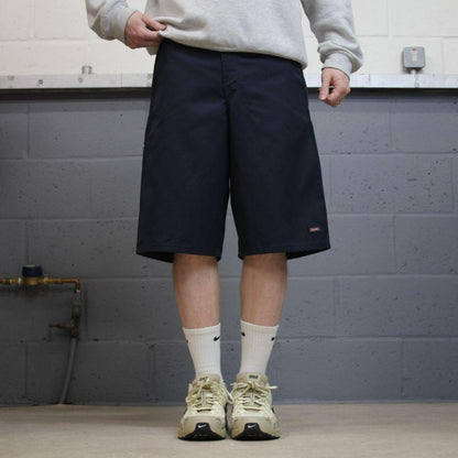 Dickies baggy carpenter shorts navy Twill chino skater style shorts loose long leg