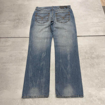 Blue Rocawear jeans W36 L35 loose denim y2k embroidered design jeans