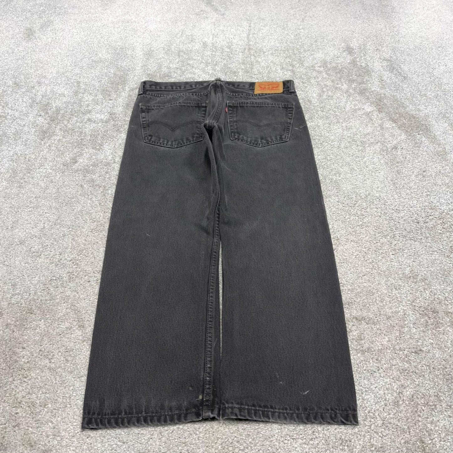 Vintage y2k Levis 505 jeans black Casual style 5 pocket straight leg denim pants