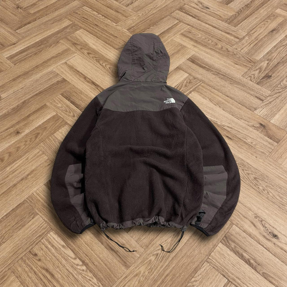 North Face Denali fleece brown Women's TNF full zip hooded paneled autumn technical Polartec fleece