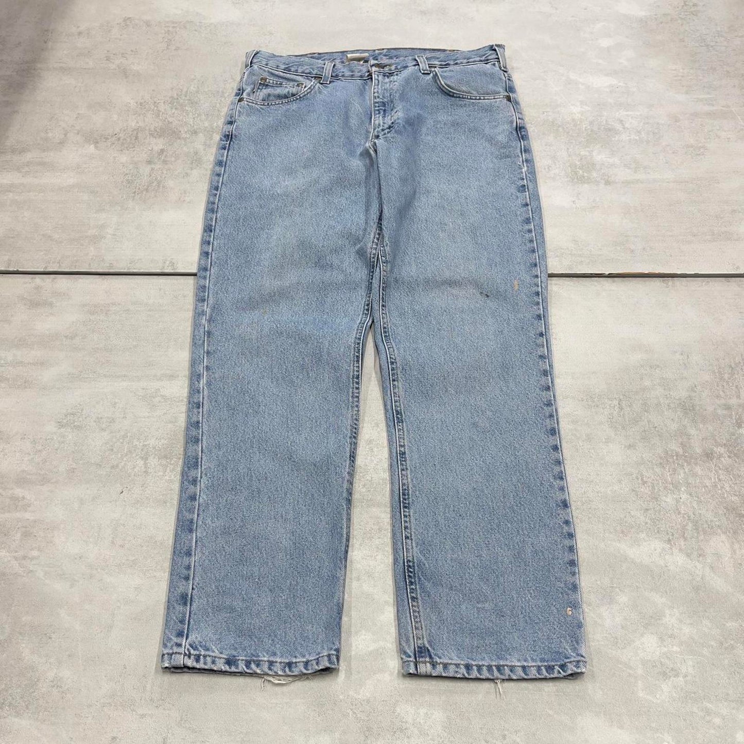 Vintage blue Carhartt jeans W36L30 loose denim 90s style skater jeans