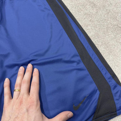 Loose Nike reversible sports shorts y2k blue Basketball style comfy loose floaty summer gym shorts