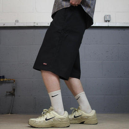 Dickies carpenter chino shorts long leg black Chino style skater shorts loose leg festival
