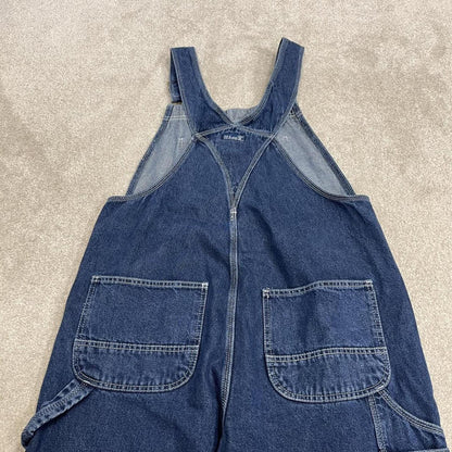 Baggy denim dungarees RK Brand blue Vintage farmer bib & brace utility overalls