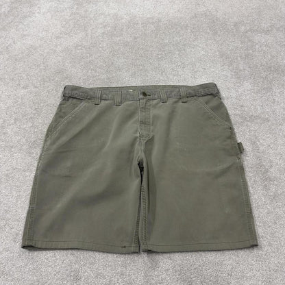 Vintage Carhartt carpenter shorts green Loose cargo skater style relaxed workwear