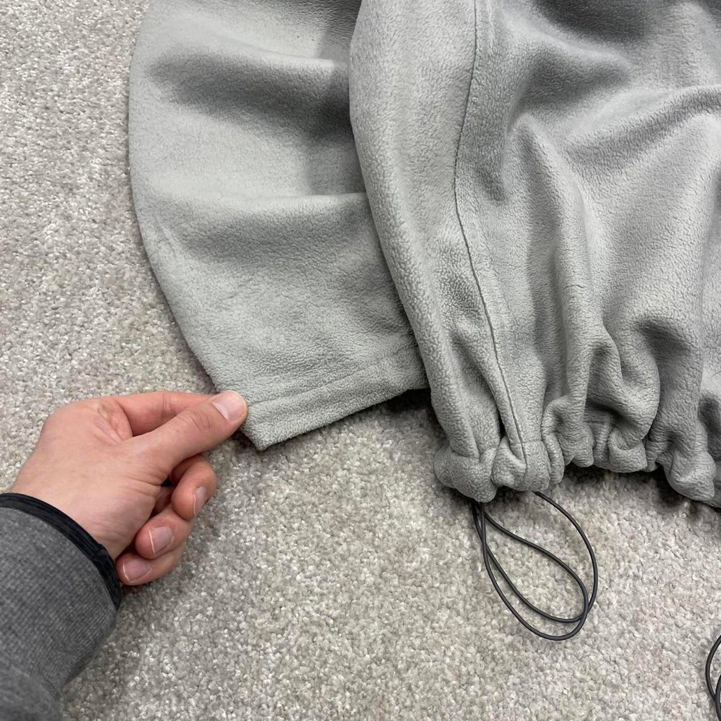 00s Columbia technical fleece XLT men's grey full zip up y2k style autumn adjustable waist