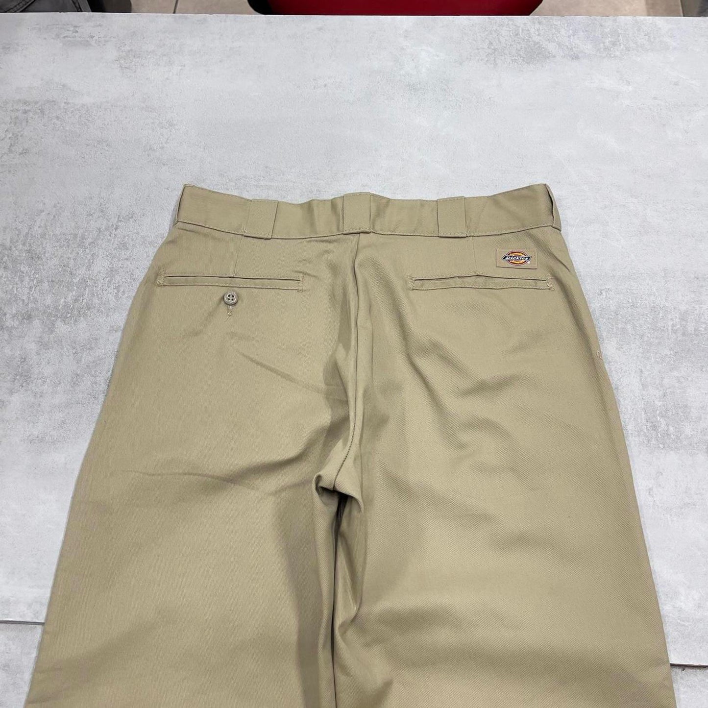 Dickies 874 Pants W32L32 khaki twill chino loose straight 90s style skater pants
