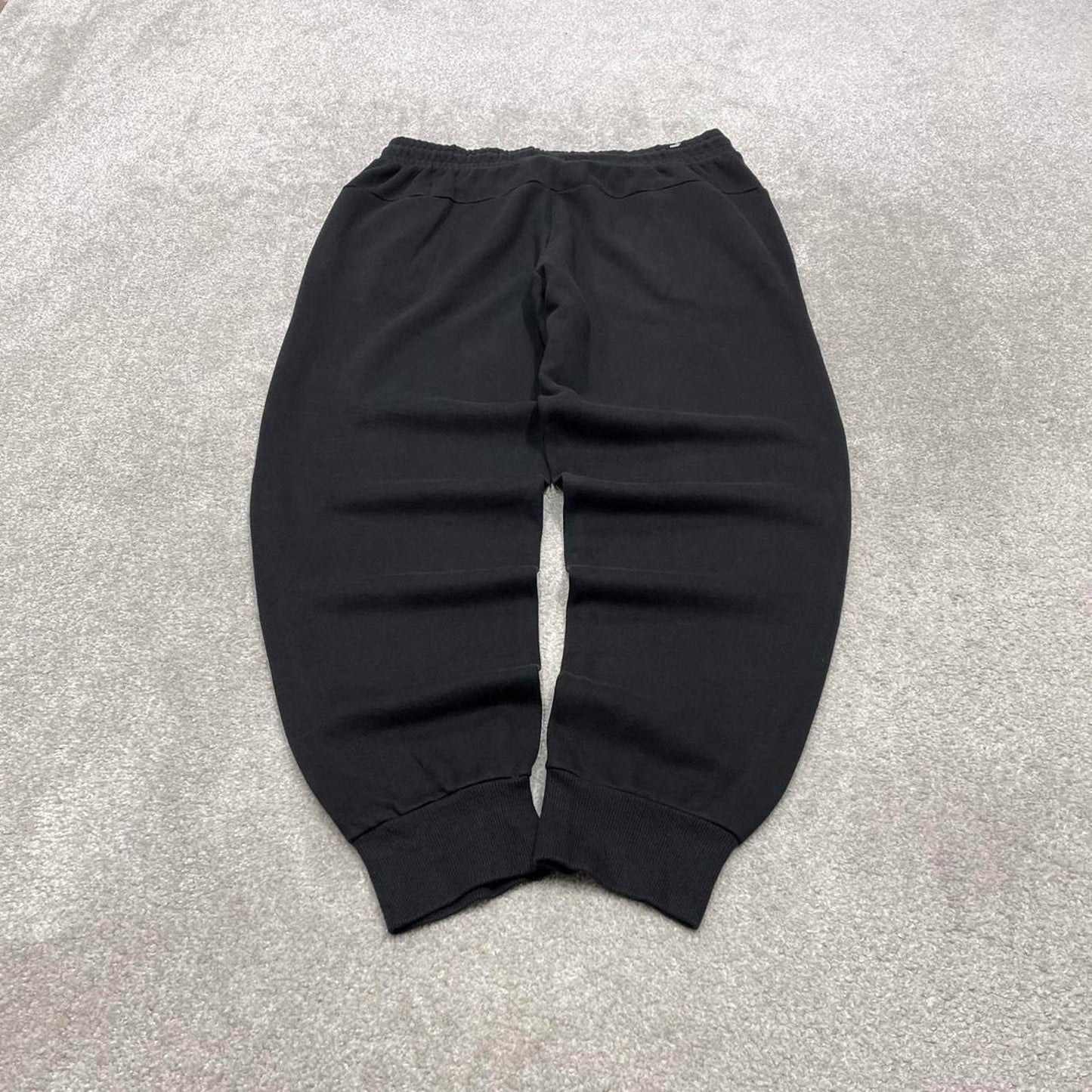Vintage y2k Puma sweatpants black Loose drawstring gym joggers track pants