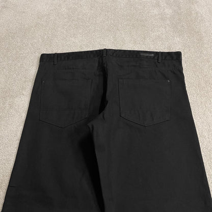 Y2K Southpole jeans straight fit black denim W46L34 Loose straight leg surf style pants