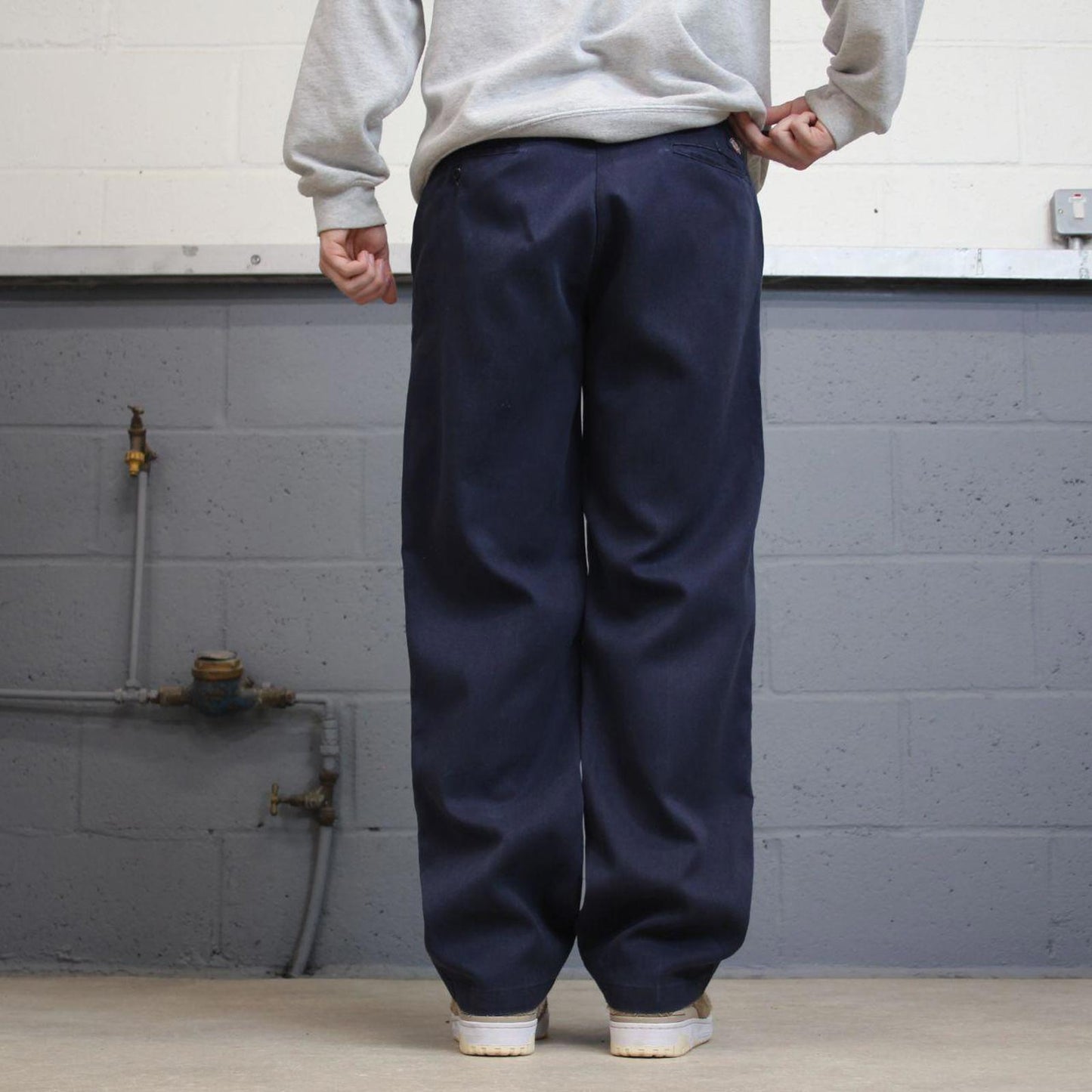 Dickies 874 Pants W33L32 navy original fit twill chino 90s style skater pants