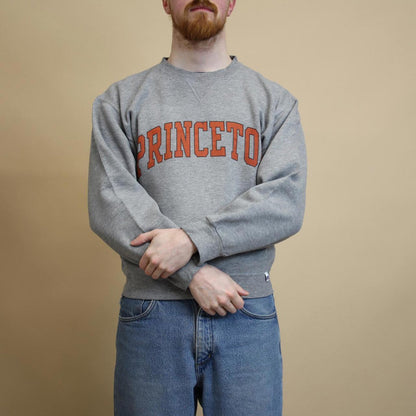 Grey vintage Russell sweatshirt S