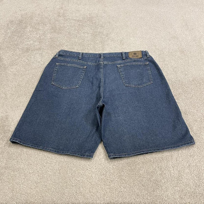 Wrangler baggy denim shorts blue Loose wide leg skater style jorts