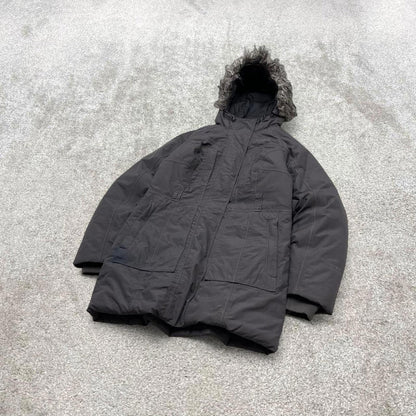 North Face HyVent puffer jacket S women's y2k 00s style tech parka windbreaker autumn