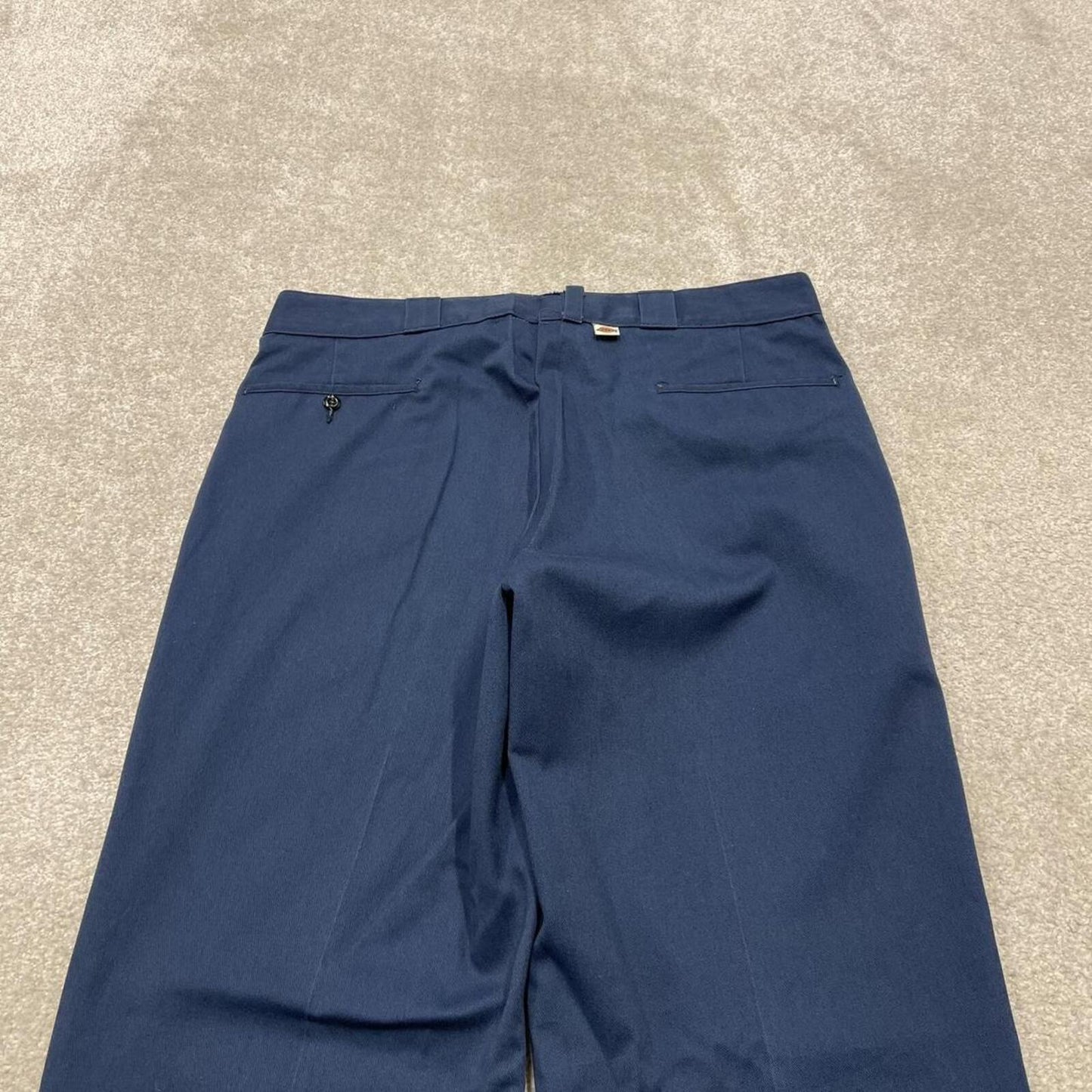 Vintage Dickies work pants loose fit navy Twill chino skate style trousers wide leg
