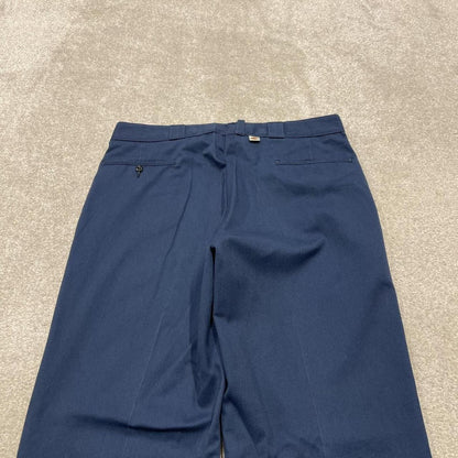 Vintage Dickies work pants loose fit navy Twill chino skate style trousers wide leg