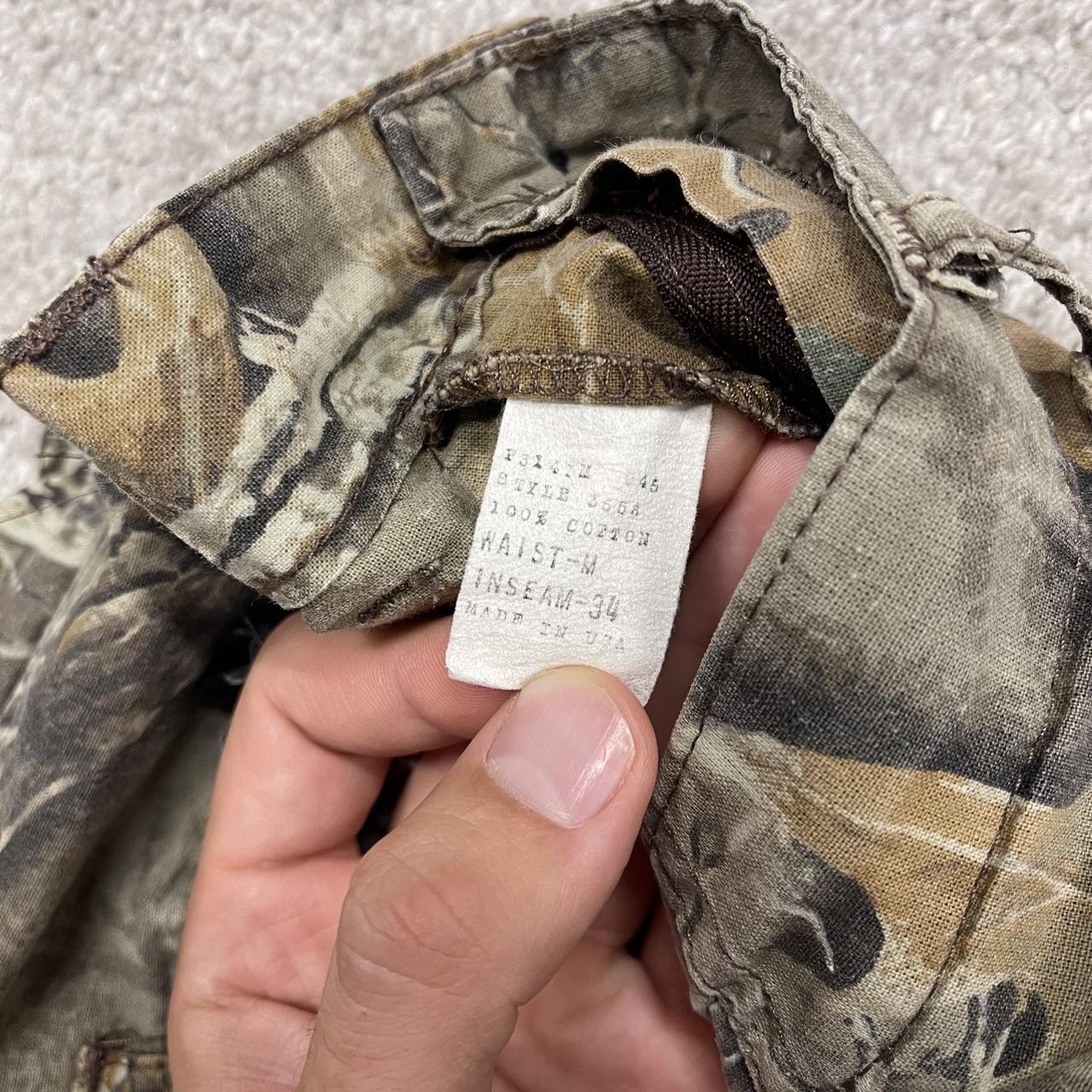 Vintage Rattlers camo cargo pants brown Lightweight floaty camouflage Y2K hunting trousers