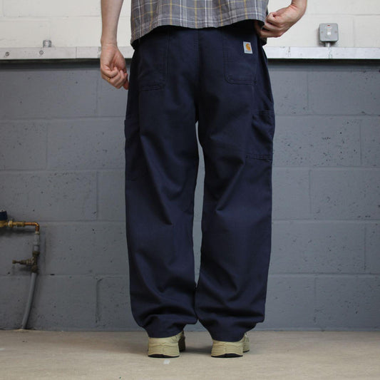 Carhartt carpenter pants navy y2k Loose leg skater style workwear pants