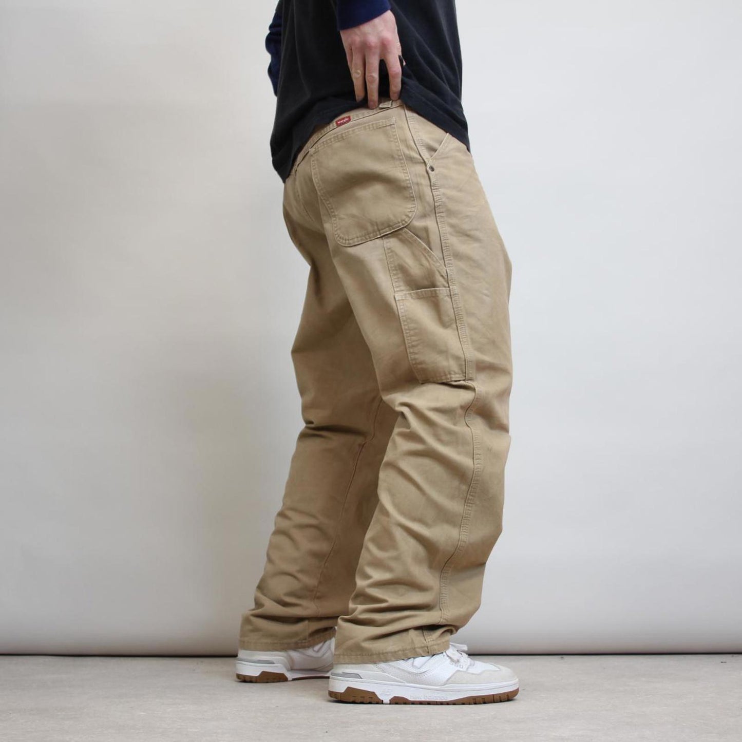 Wrangler carpenter trousers W38L32 tan cargo skater style pants