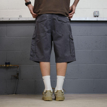 Carhartt cargo shorts y2k surf grey Canvasy relaxed fit skate style cargo shorts