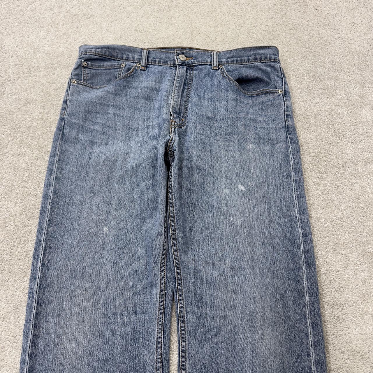 Levi’s 505 jeans Y2K blue denim Levi’s straight leg 2000s style pants red tab logo