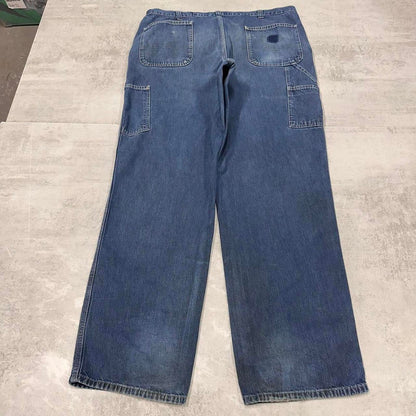 Mens baggy Carhartt carpenter jeans W38 L34