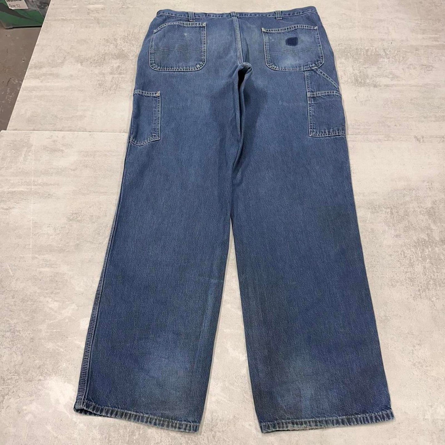 Carhartt carpenter jeans W38 L34 Loose dungaree fit denim work jeans