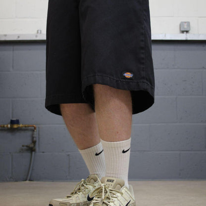 Baggy Dickies carpenter shorts black Twill chino skater style shorts wide long leg